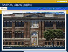 Tablet Screenshot of garwoodschools.org